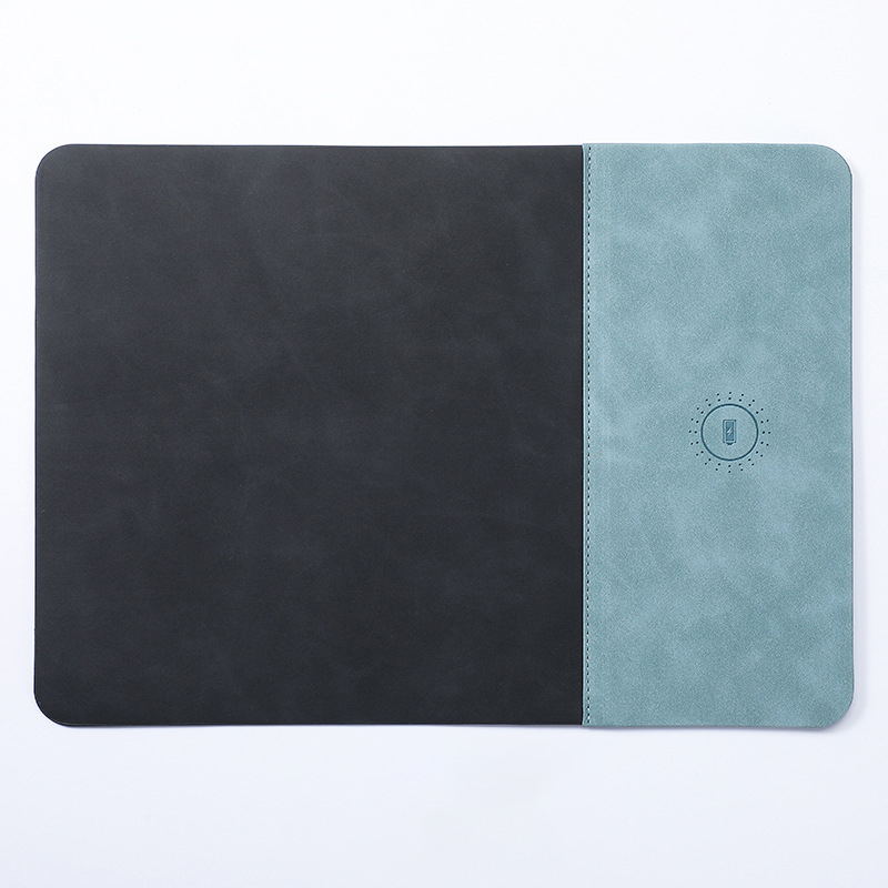 Wireless Charging Leather Mouse Pad