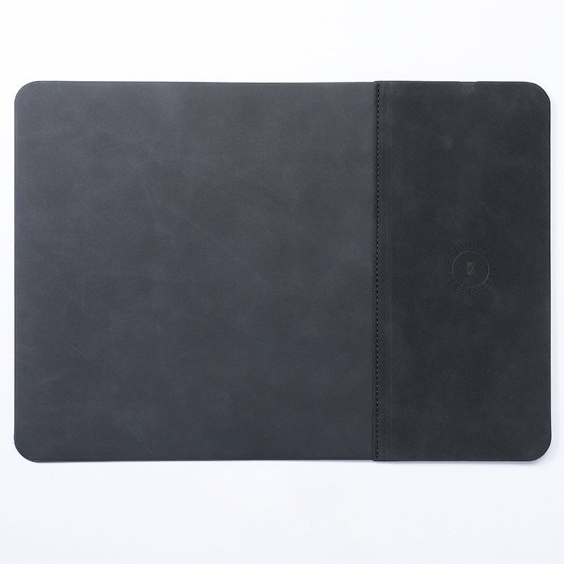 Wireless Charging Leather Mouse Pad