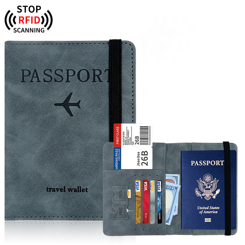 Leather RFID Passport Wallet