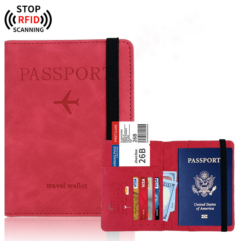 Leather RFID Passport Wallet