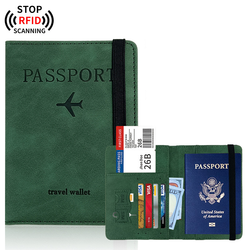 Leather RFID Passport Wallet