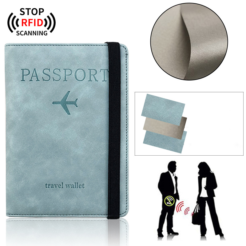 Leather RFID Passport Wallet