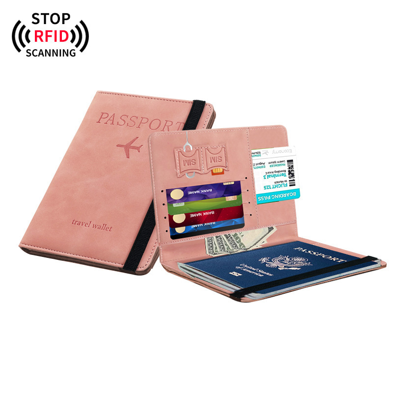 Leather RFID Passport Wallet