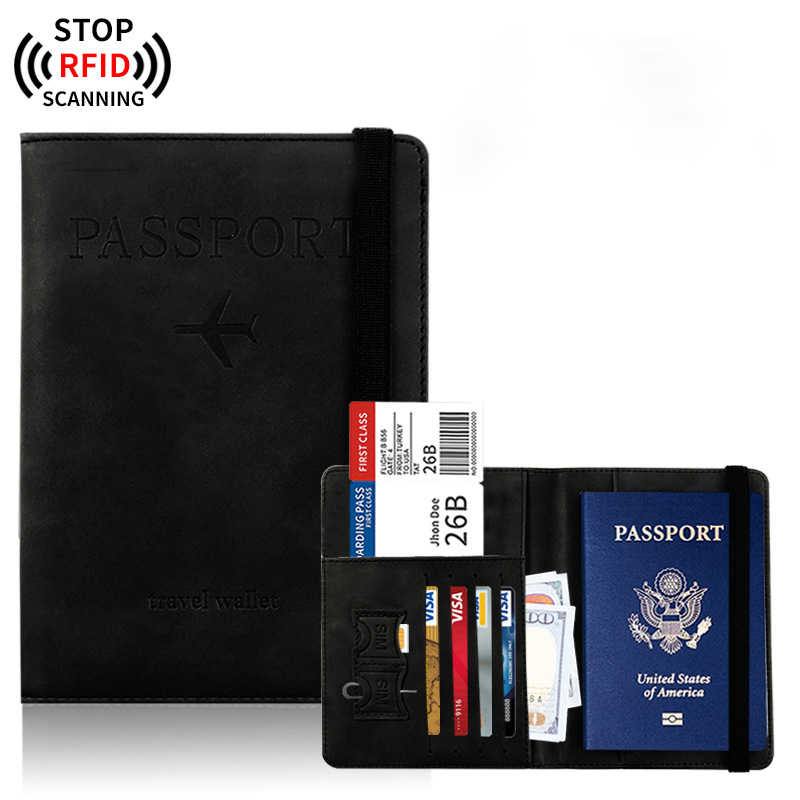 Leather RFID Passport Wallet