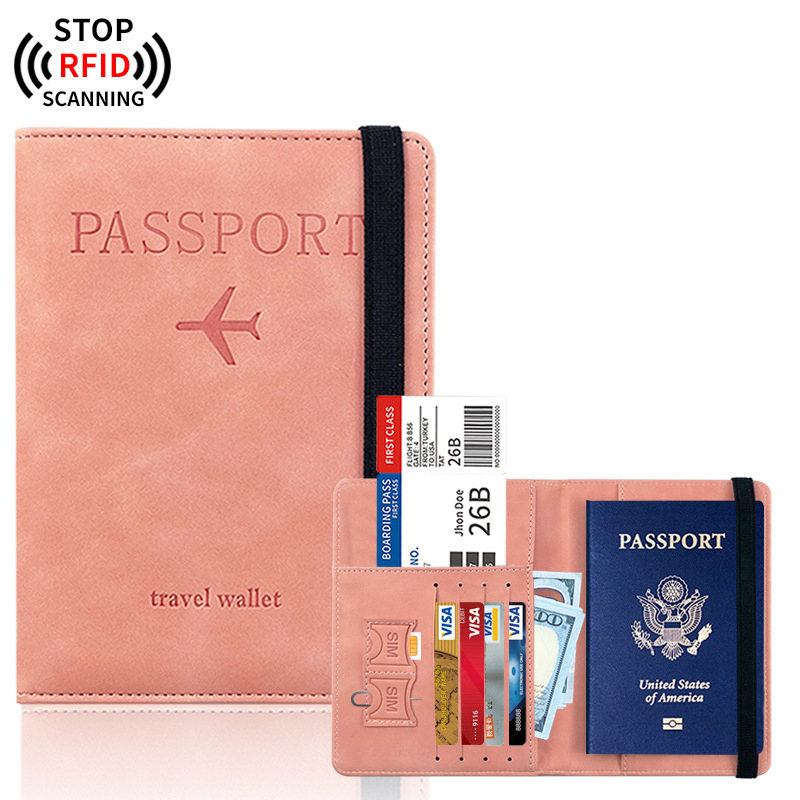 Leather RFID Passport Wallet