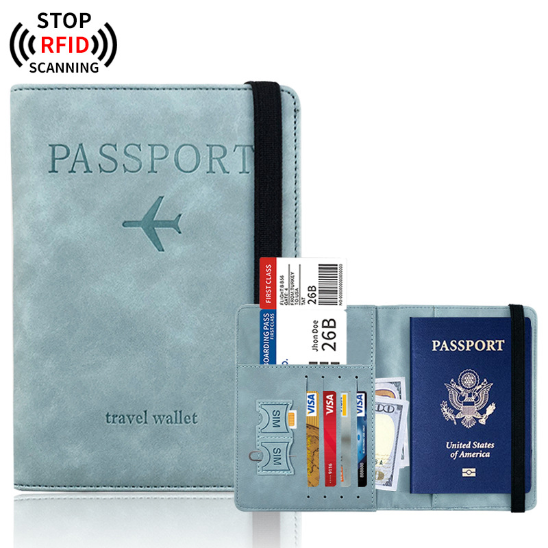 Leather RFID Passport Wallet