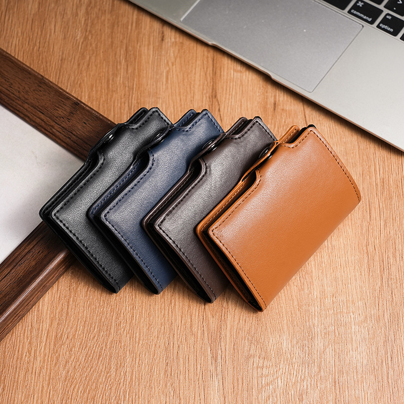 Automatic Pop-Up Card Case Wallet