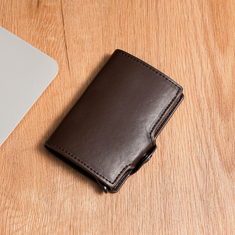 Automatic Pop-Up Card Case Wallet