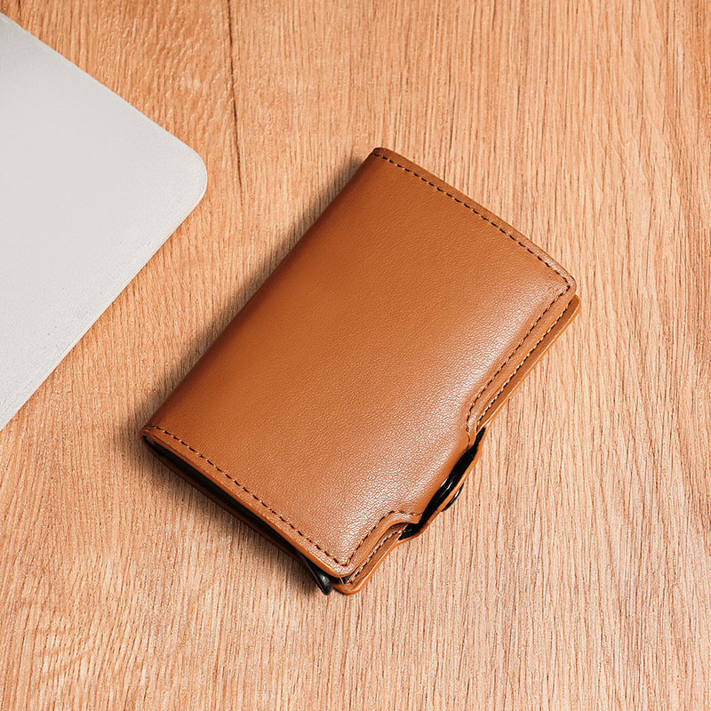 Automatic Pop-Up Card Case Wallet