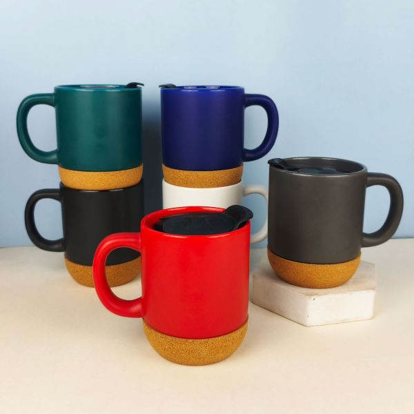 12 oz. Ceramic Cork Mug