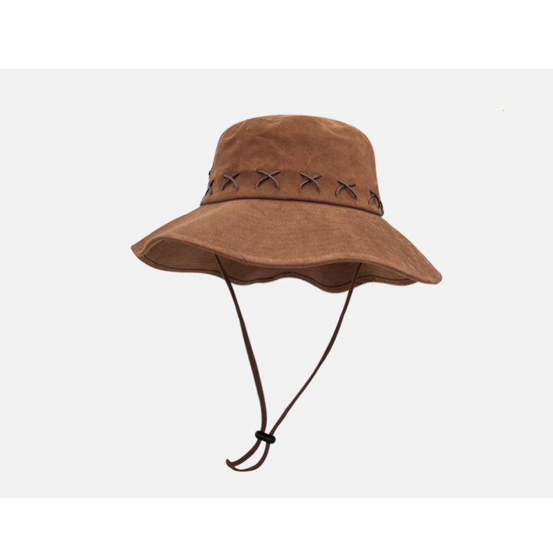 Wide Brim Bucket Hat