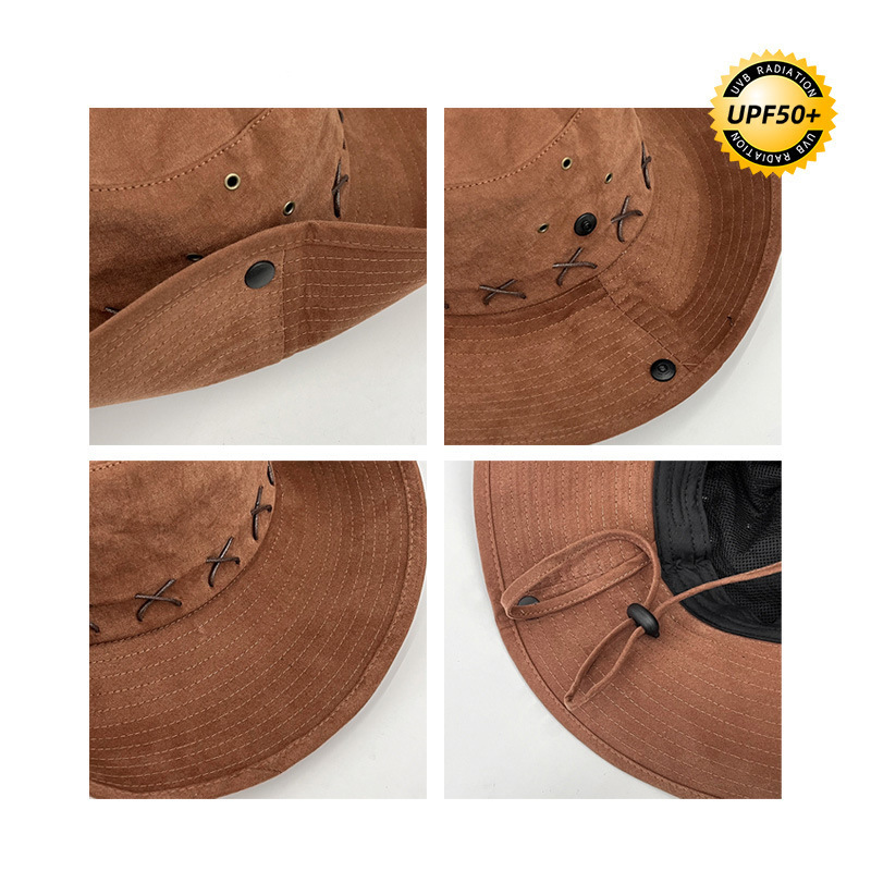 Wide Brim Bucket Hat