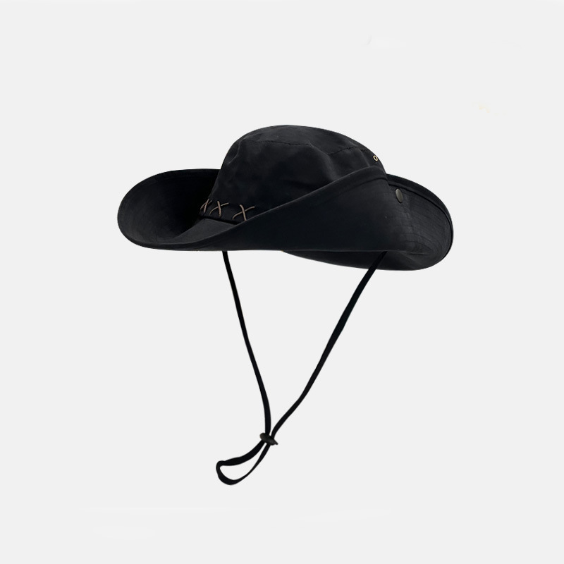 Wide Brim Bucket Hat