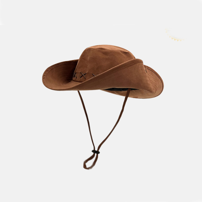 Wide Brim Bucket Hat