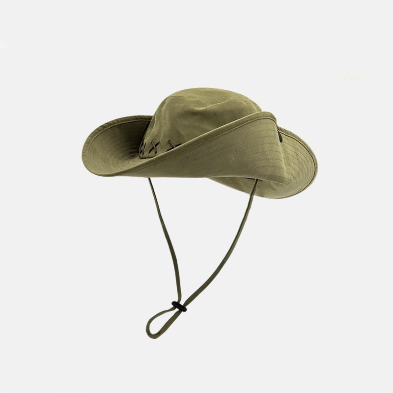 Wide Brim Bucket Hat