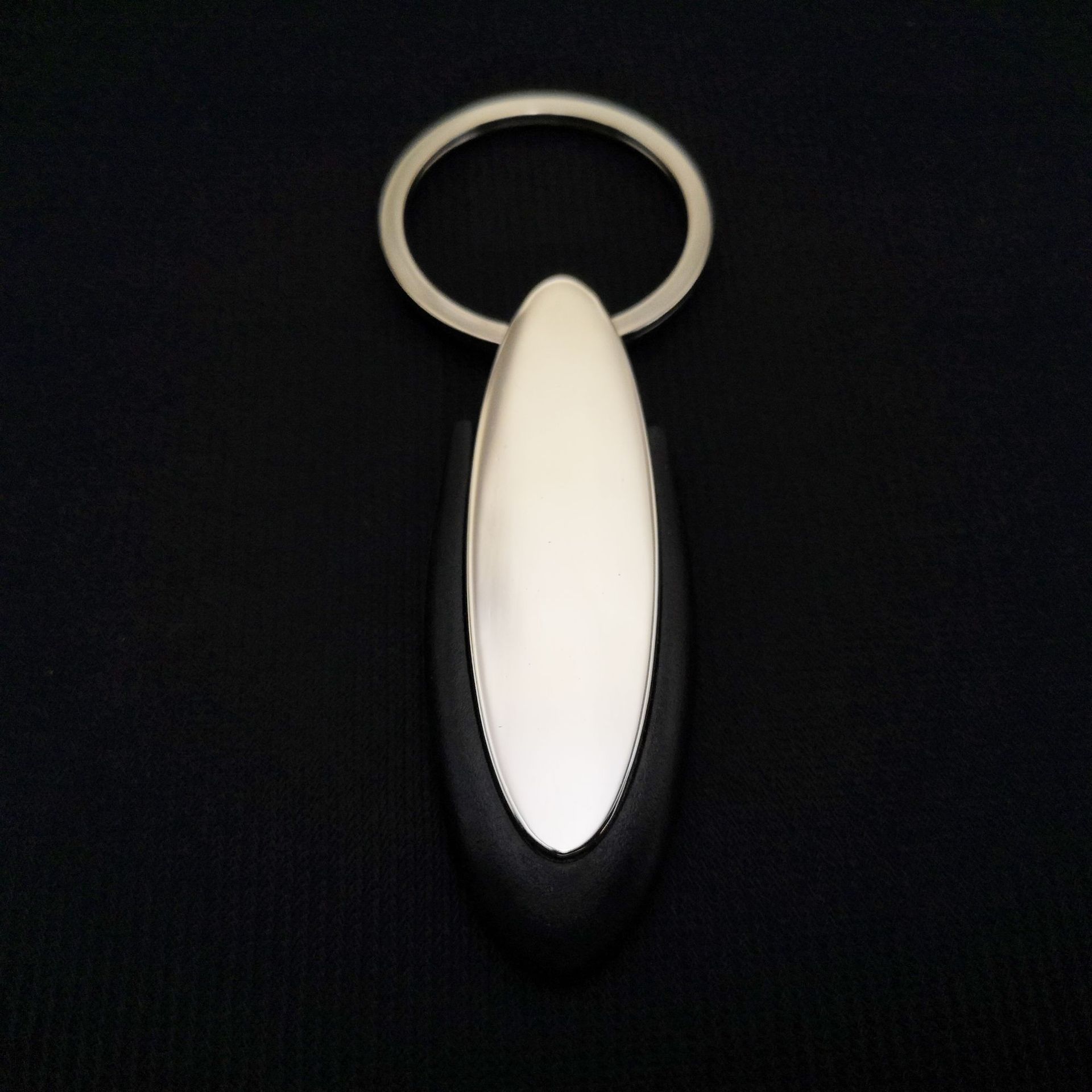 Silicone Metal Keychain