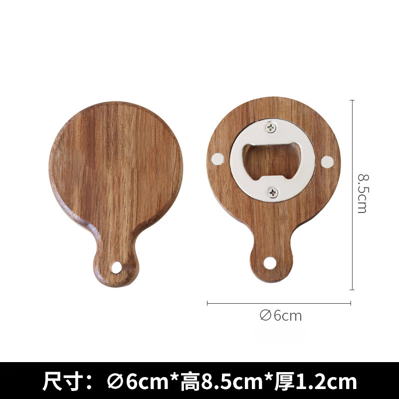 Wooden Magnetic Bottle Opener