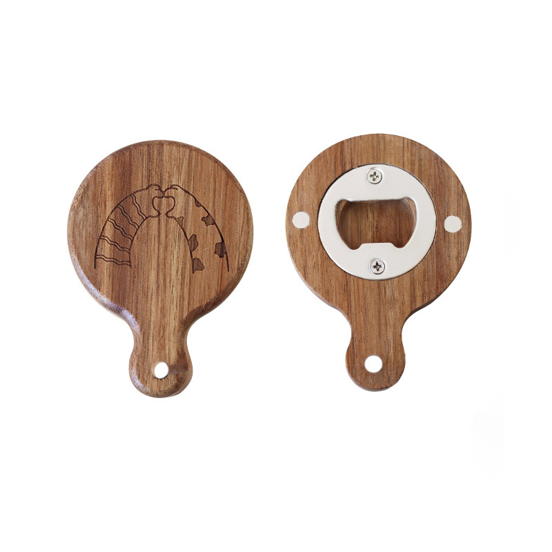 Wooden Magnetic Bottle Opener