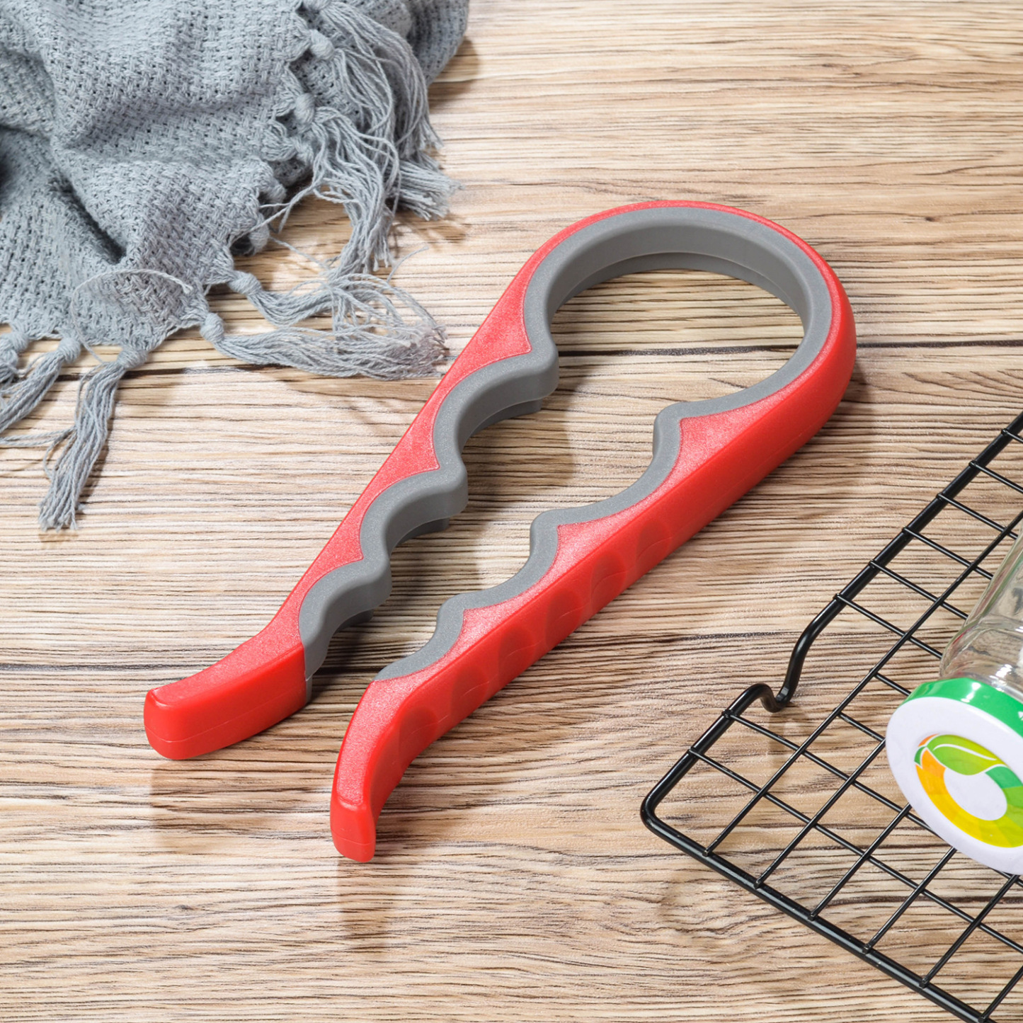 Multifunctional 4-In-1 Bottle Cap Opener
