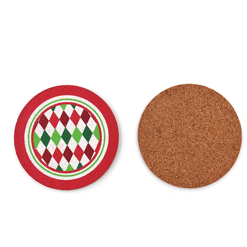 4" Round Cork Coaster