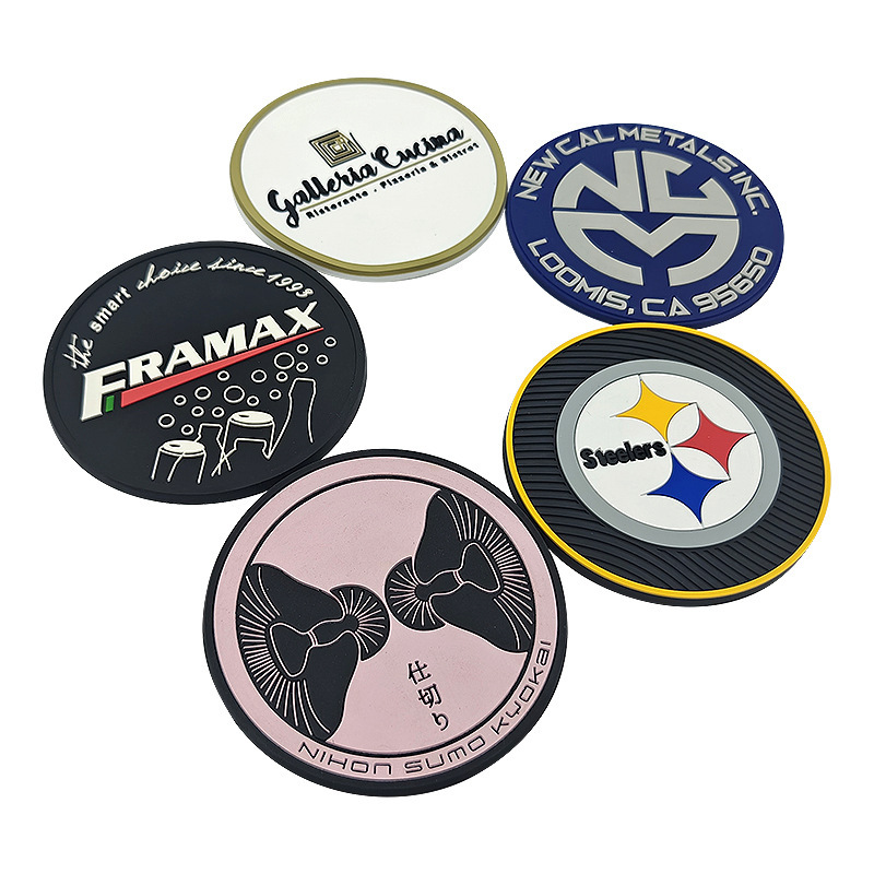 4'' Round PVC Coasters