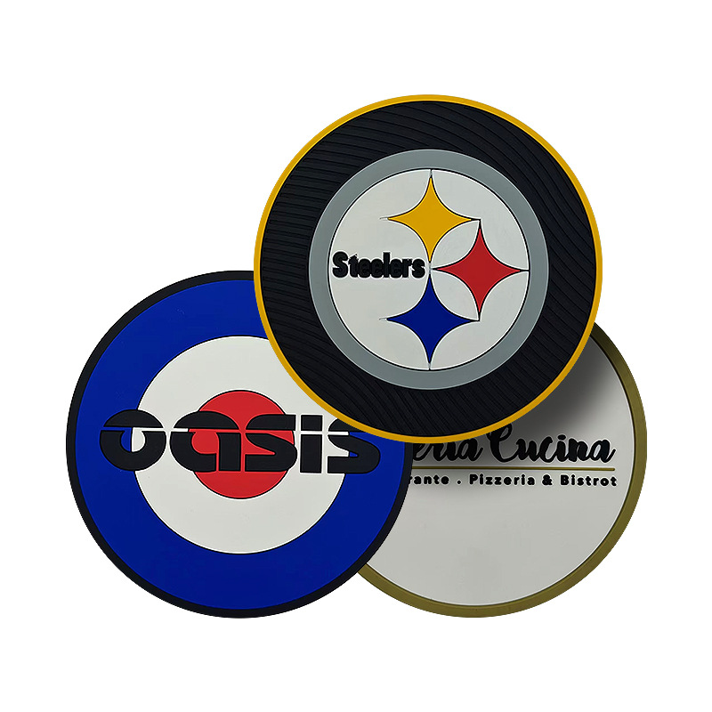 4'' Round PVC Coasters