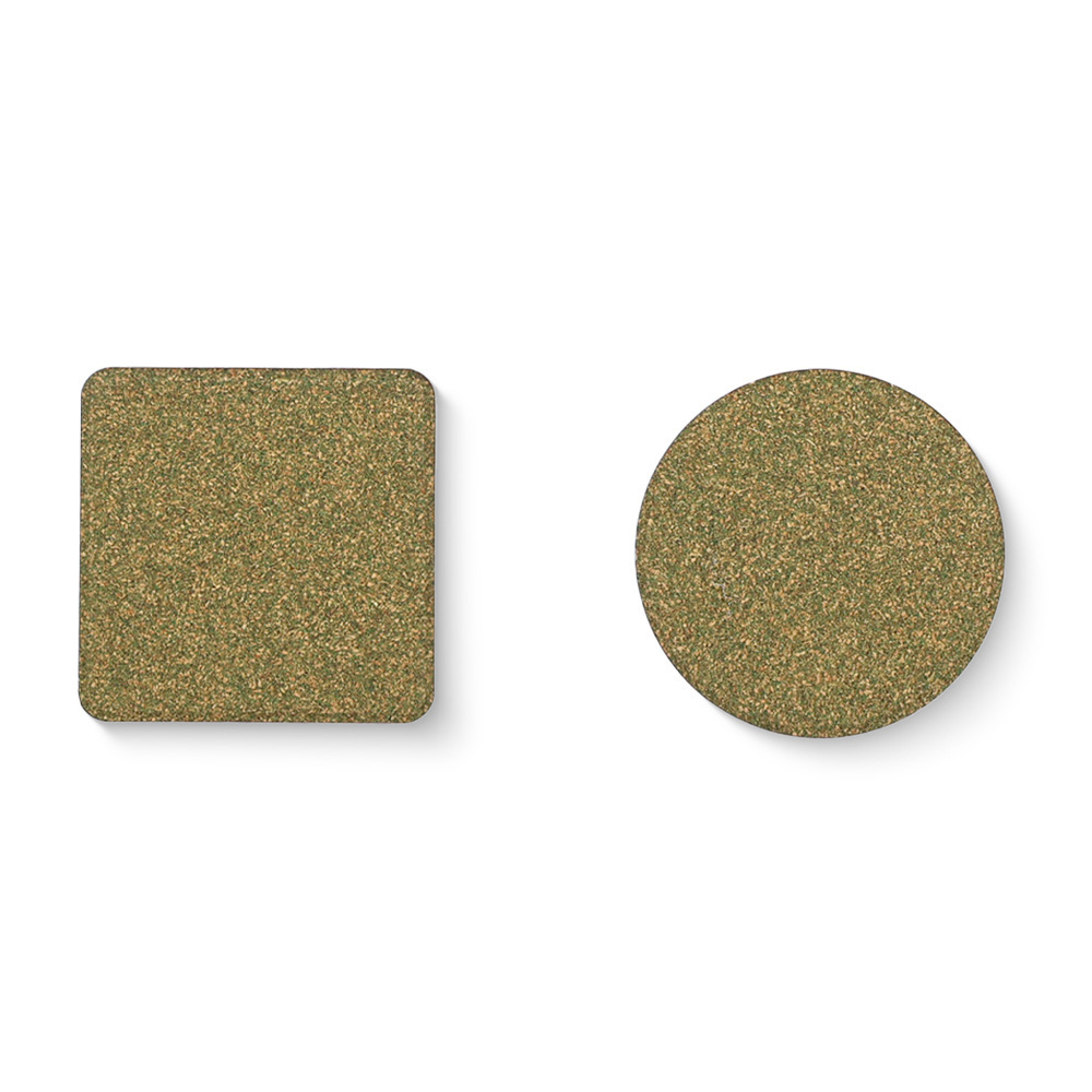 Tea Residue Cork Coasters
