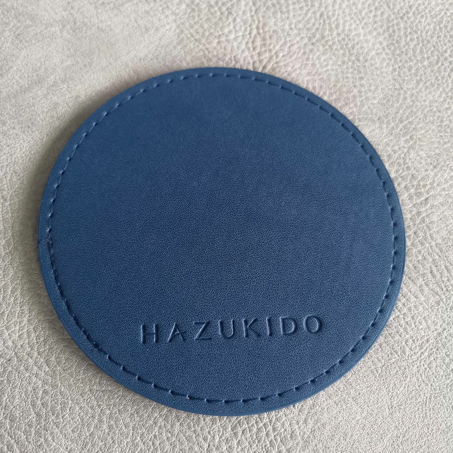 4'' Round PU Leather Coasters