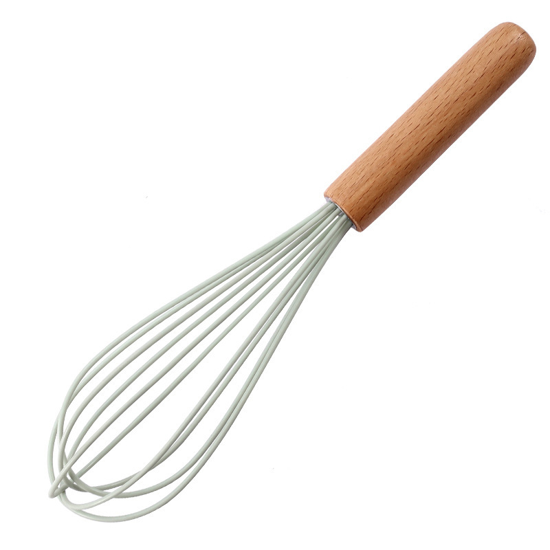 Wooden Handle Silicone Whisk