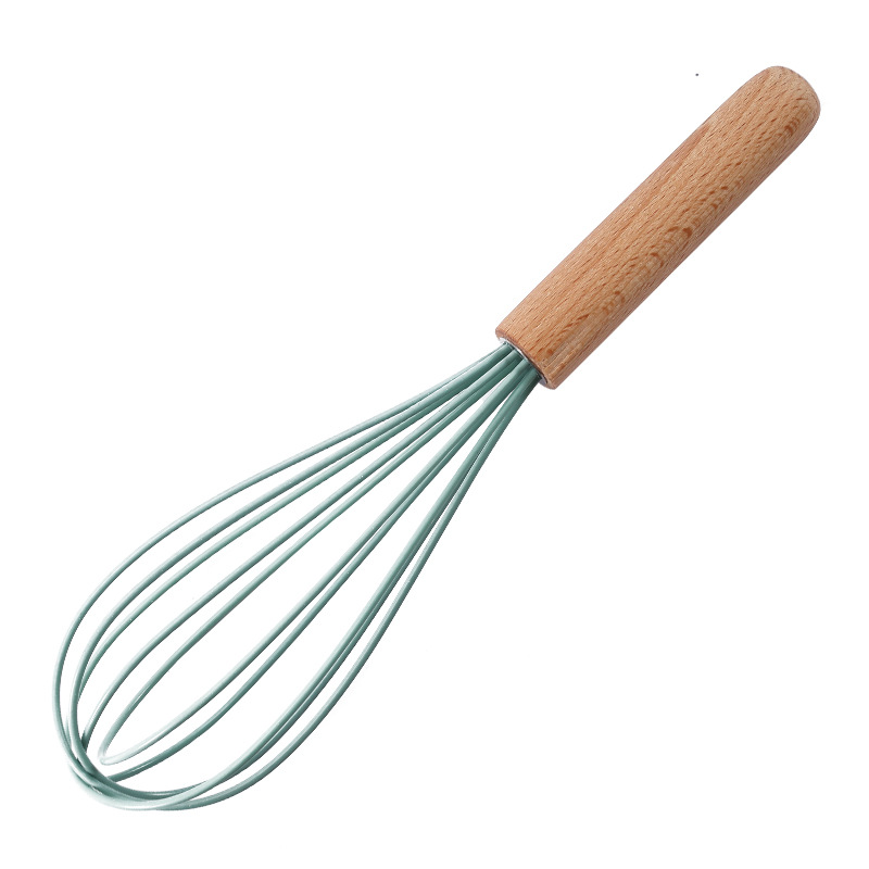 Wooden Handle Silicone Whisk