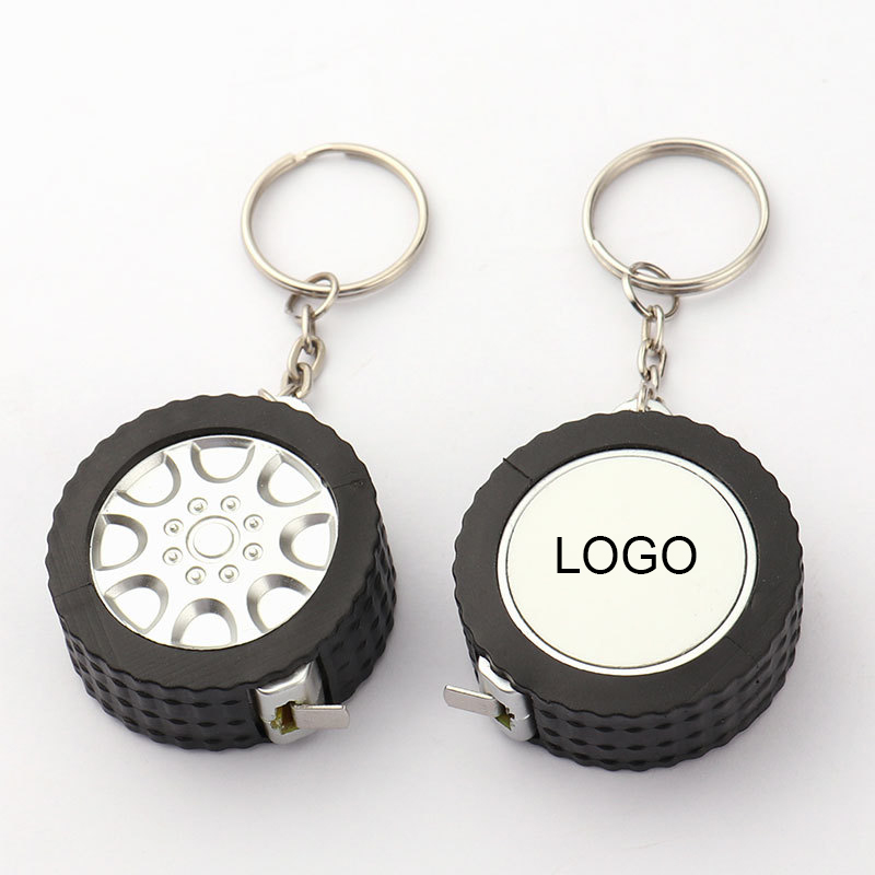 Mini Steel Tape Measure Keychain