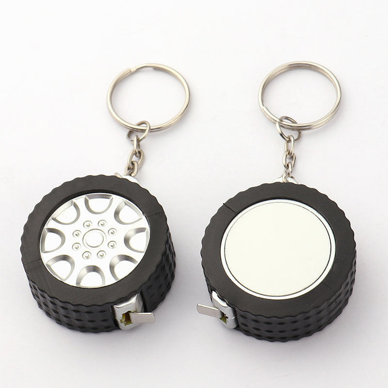 Mini Steel Tape Measure Keychain