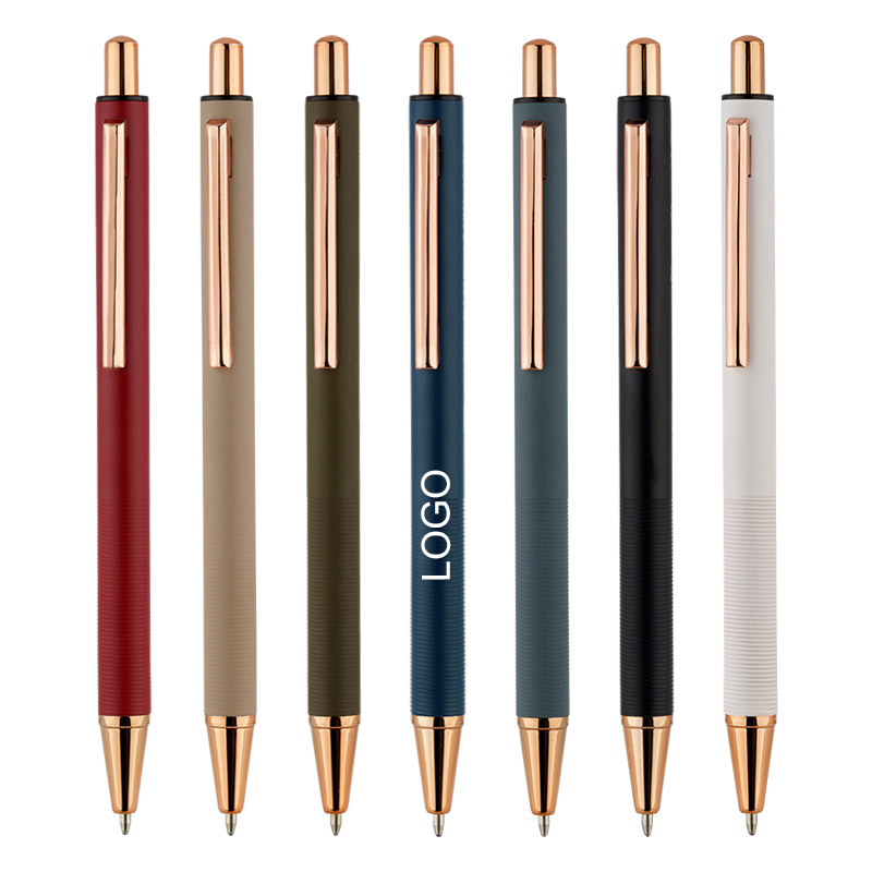 Metal Click Action Gel Pen