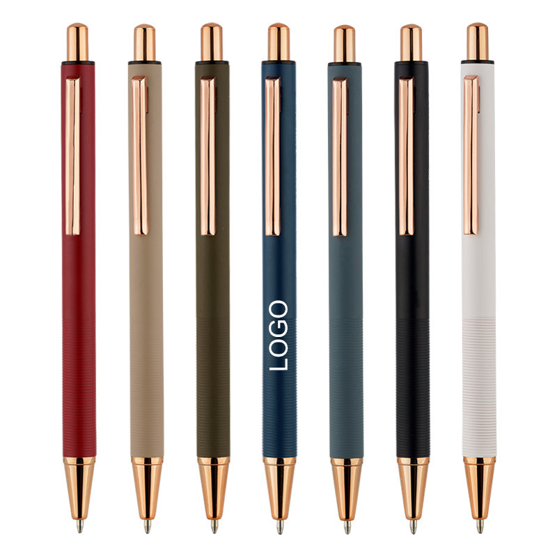 Metal Click Action Gel Pen