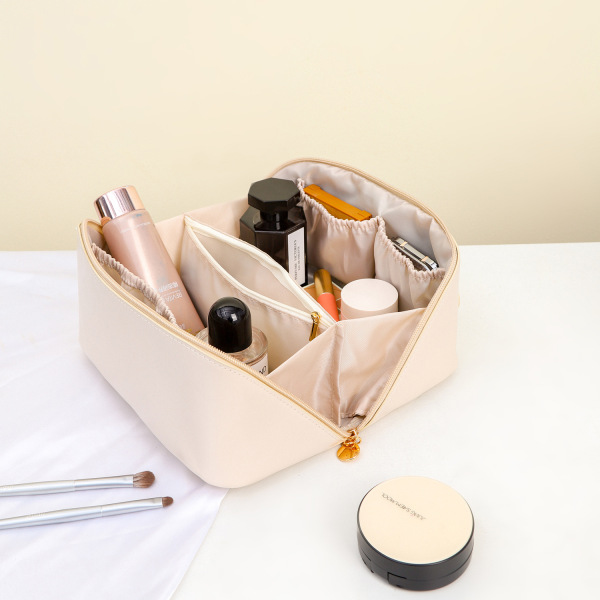 PU Leather Organizer Cosmetic Bag