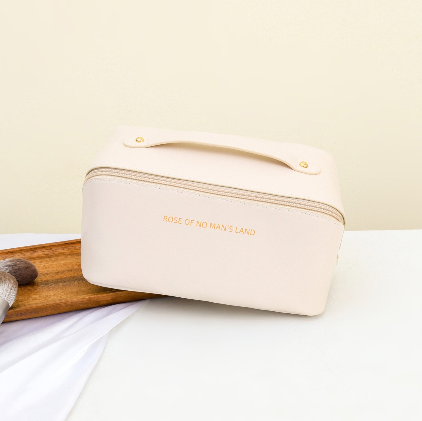 PU Leather Organizer Cosmetic Bag