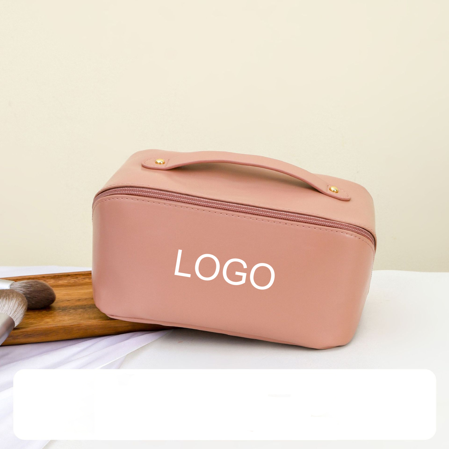 PU Leather Organizer Cosmetic Bag