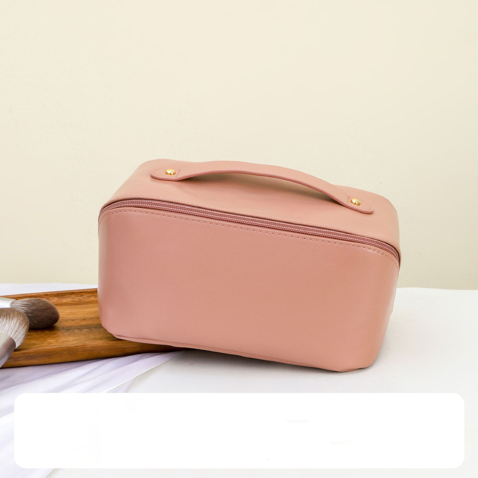 PU Leather Organizer Cosmetic Bag