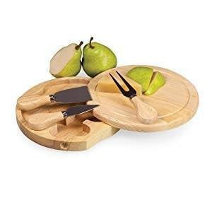 Bamboo Wooden Cheese Board Set