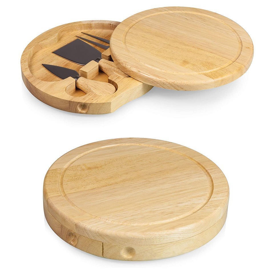 Bamboo Wooden Cheese Board Set
