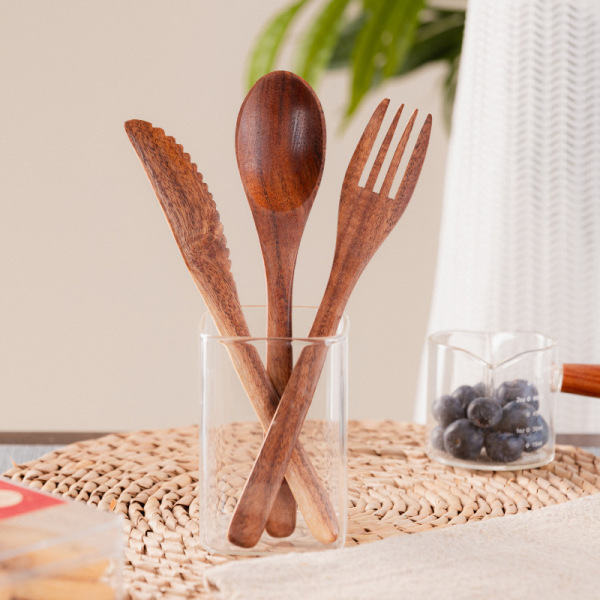 Acacia Wood Utensil Set