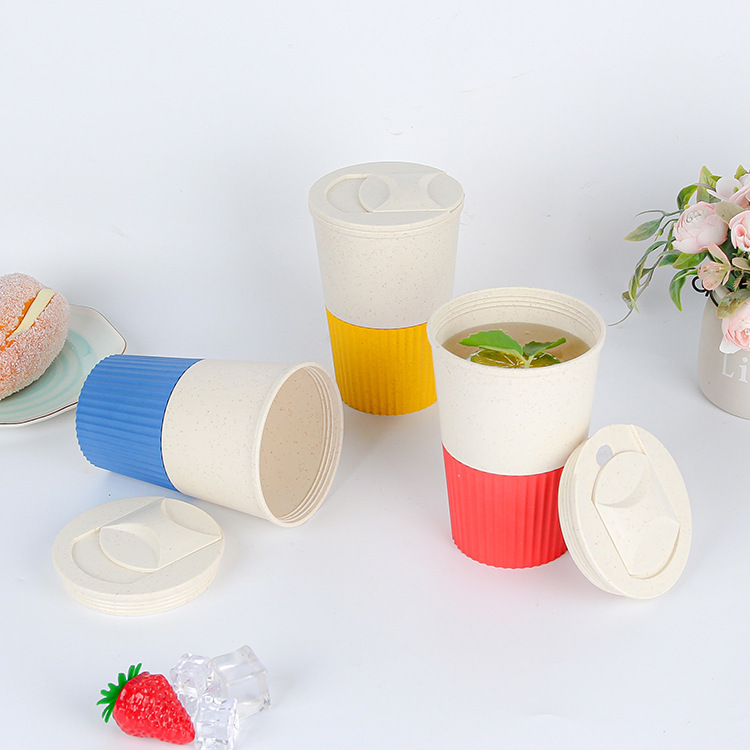 15 oz Wheat Straw Plastic Coffee Cup