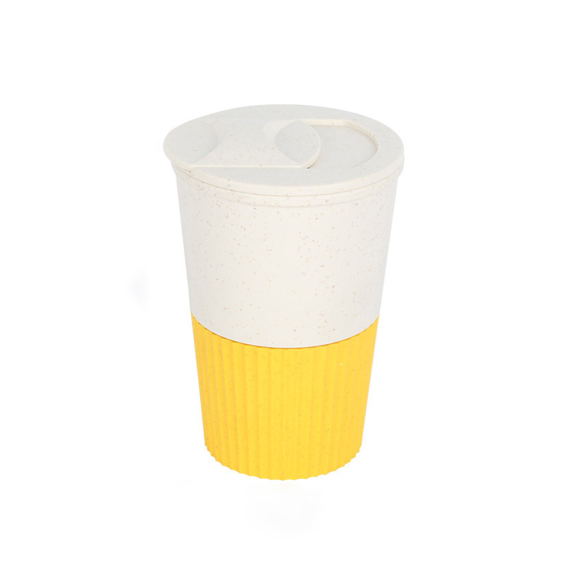 15 oz Wheat Straw Plastic Coffee Cup