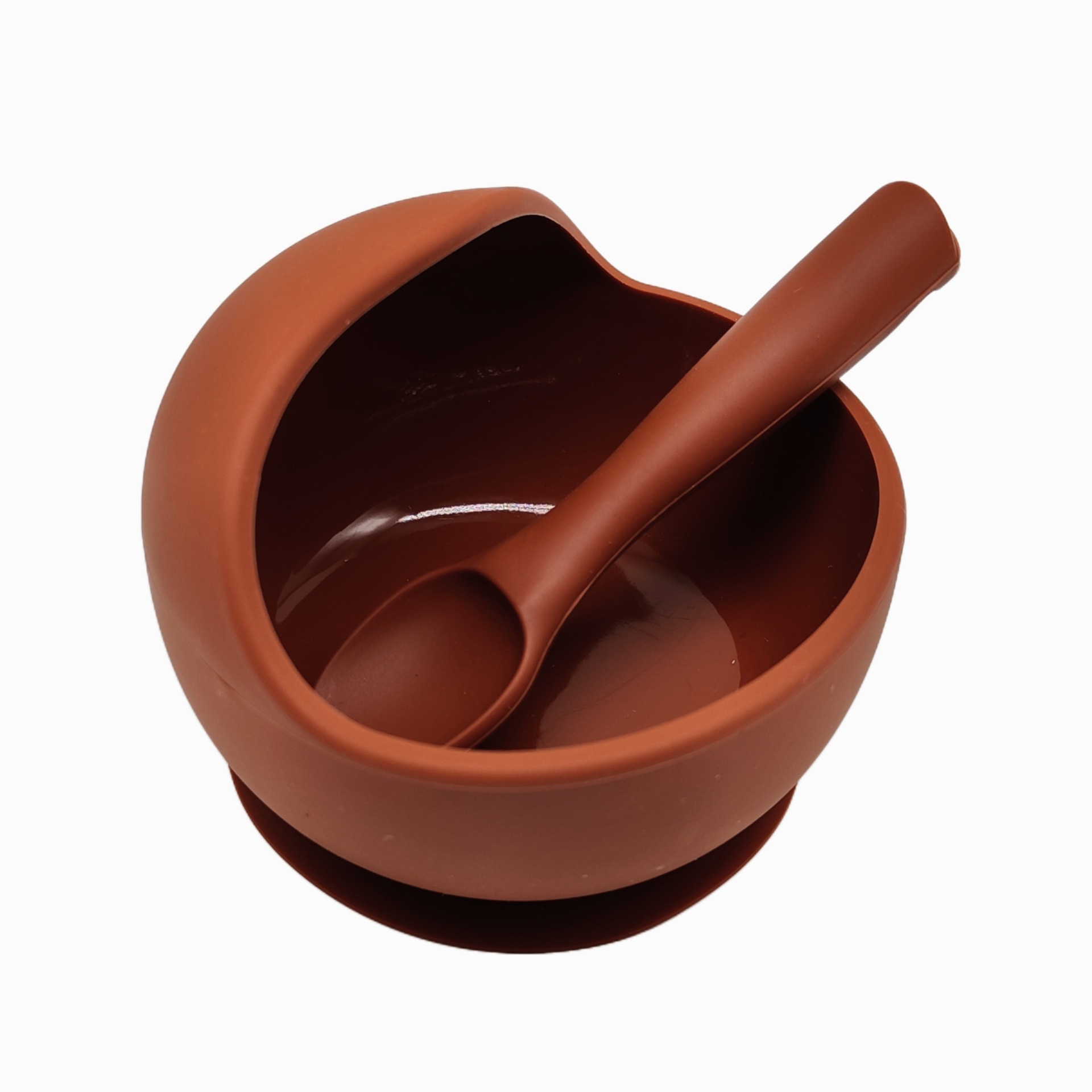 Silicone Baby Food Bowl w/Spoon