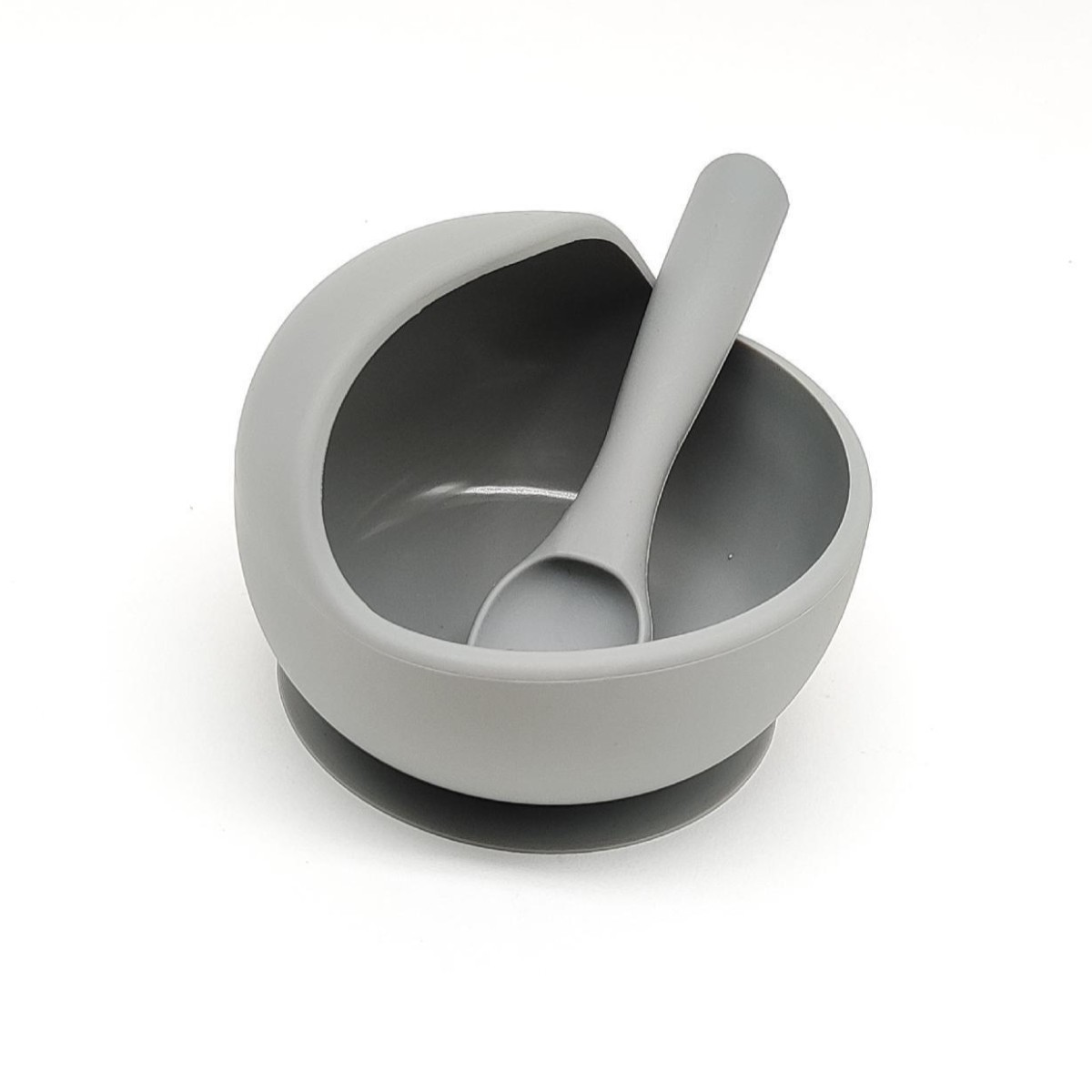 Silicone Baby Food Bowl w/Spoon