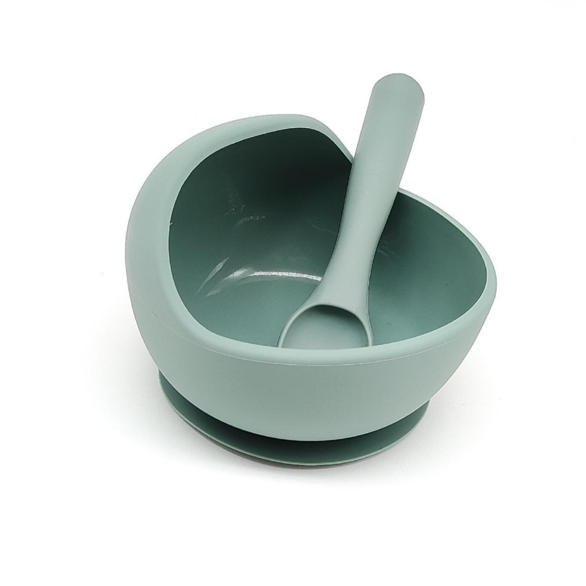 Silicone Baby Food Bowl w/Spoon