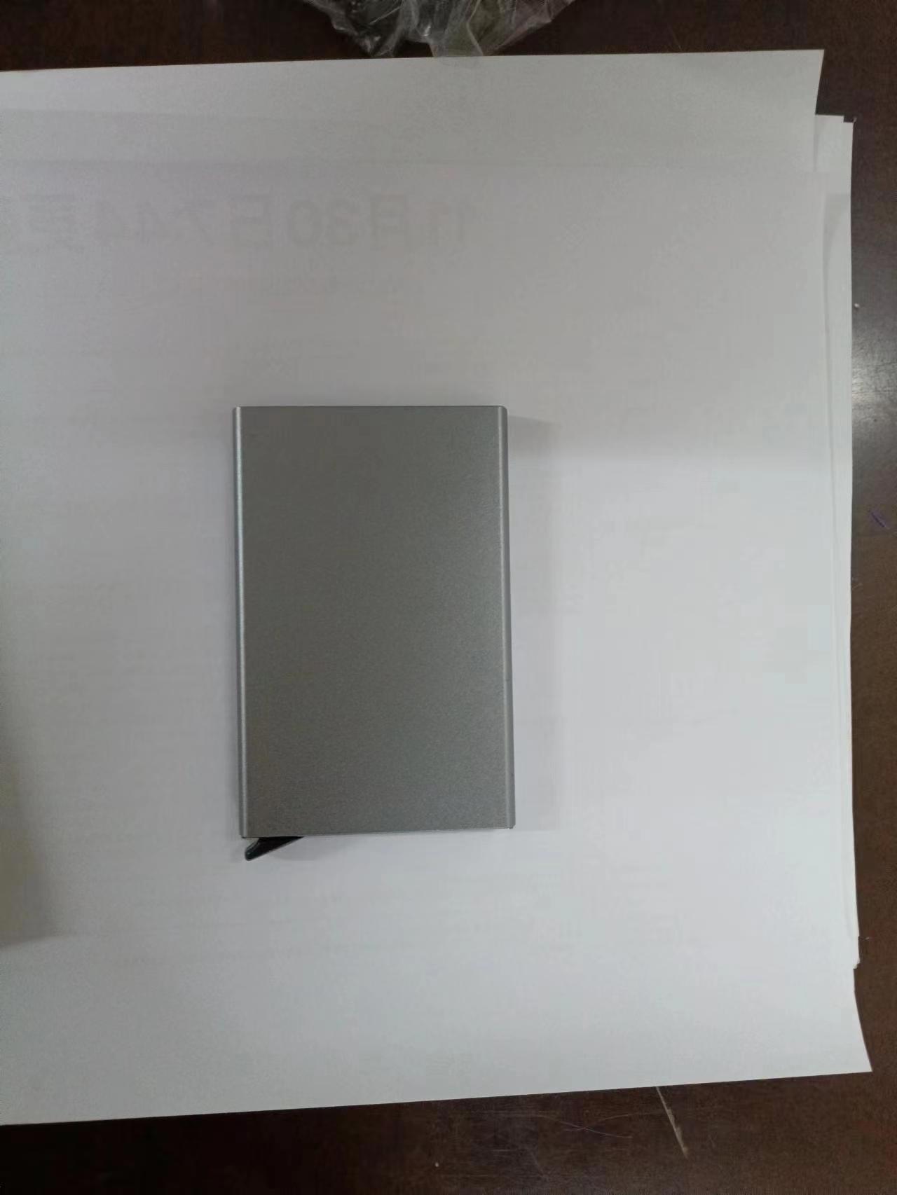 Aluminum Auto Pop-up Business Card Holder