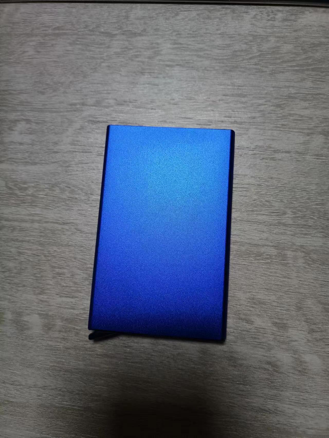 Aluminum Auto Pop-up Business Card Holder