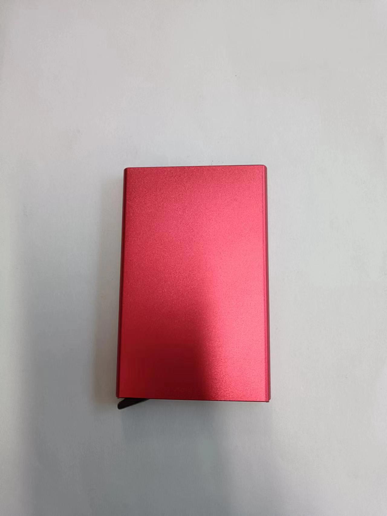 Aluminum Auto Pop-up Business Card Holder