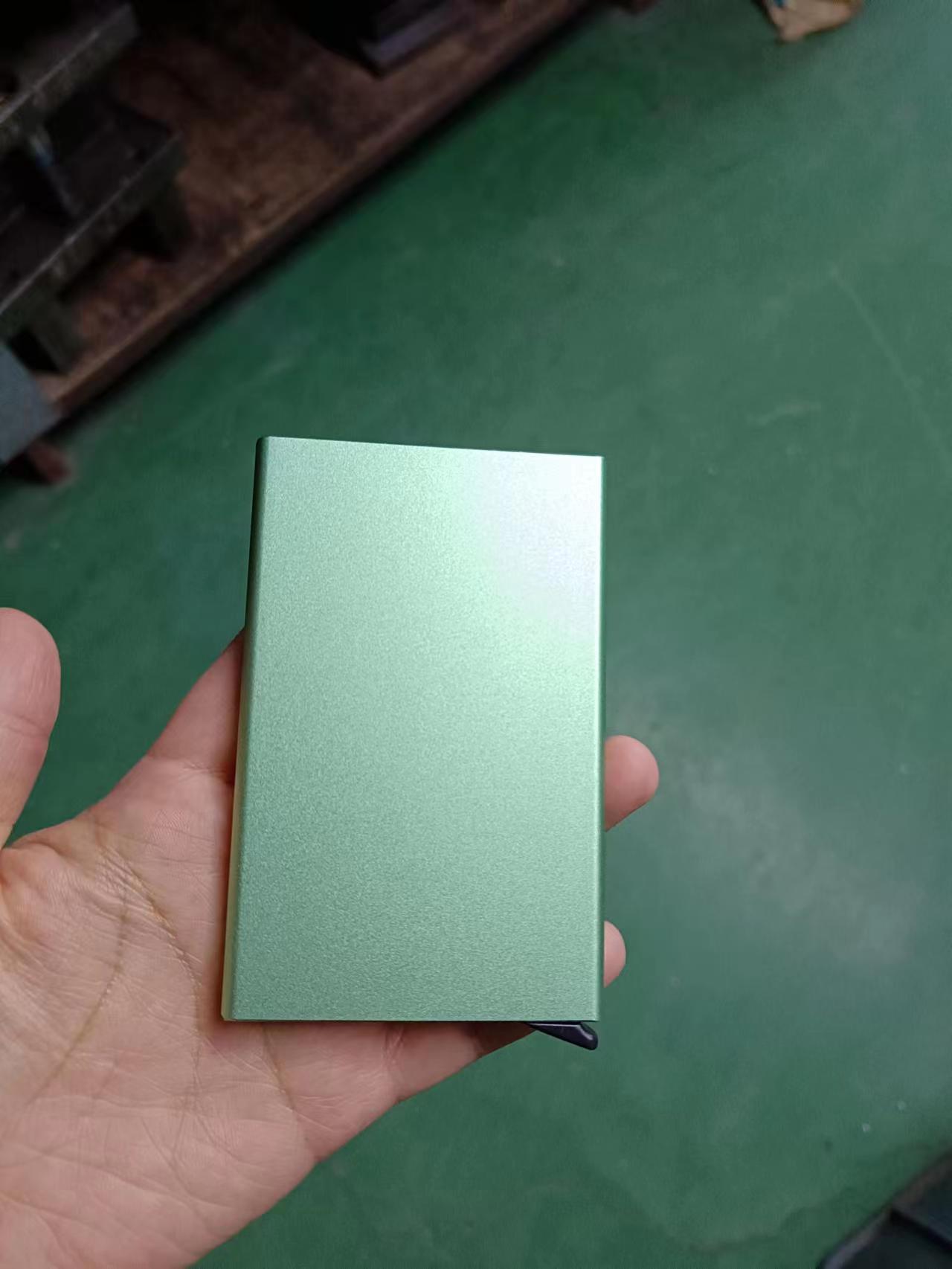 Aluminum Auto Pop-up Business Card Holder